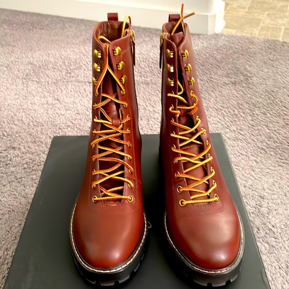 J. Crew Shoes - Brand New, Never Worn JCrew Lace-Up Boots in Leather